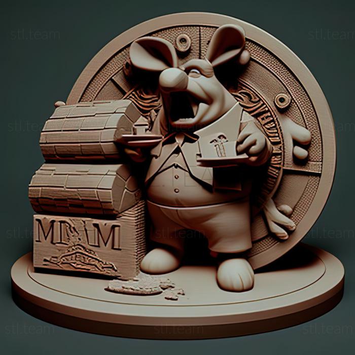 3D модель Сэм Макс Серия 3 The Mole the Mob and the Meatball ga (STL)
